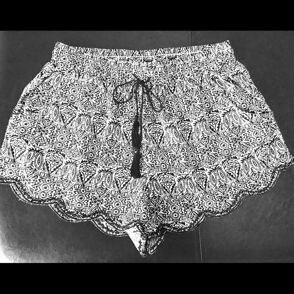 {BOGO} Black and White Soft Sleep Shorts